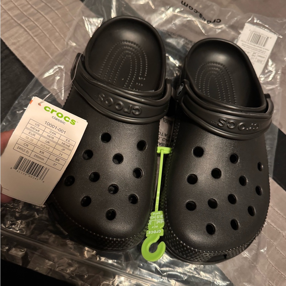 Crocs Kids Classic Black Clogs